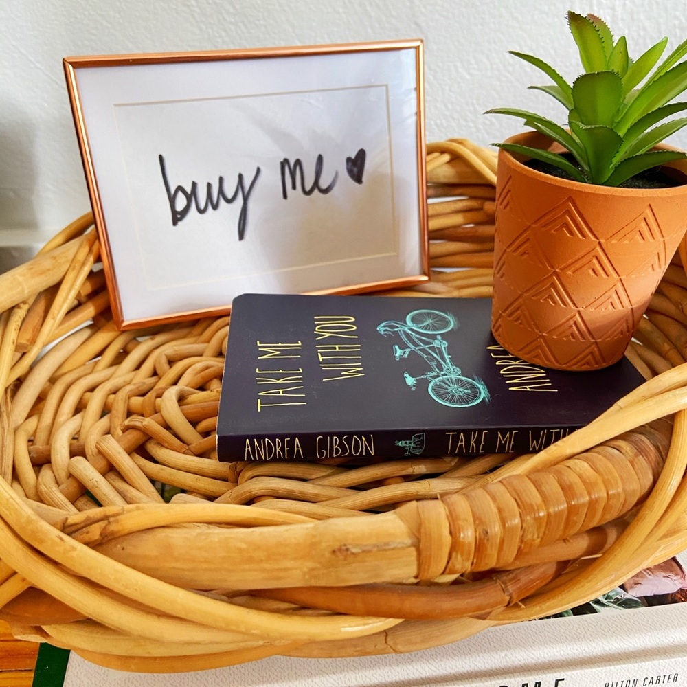 Vintage Boho Bamboo Basket